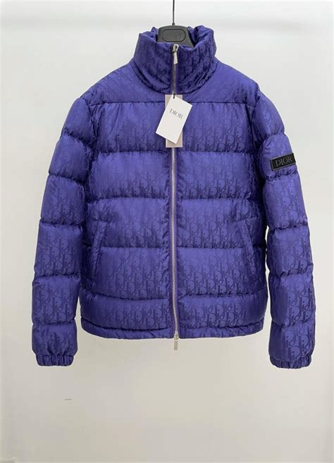 purple dior puffer|Dior puffer jacket women's.